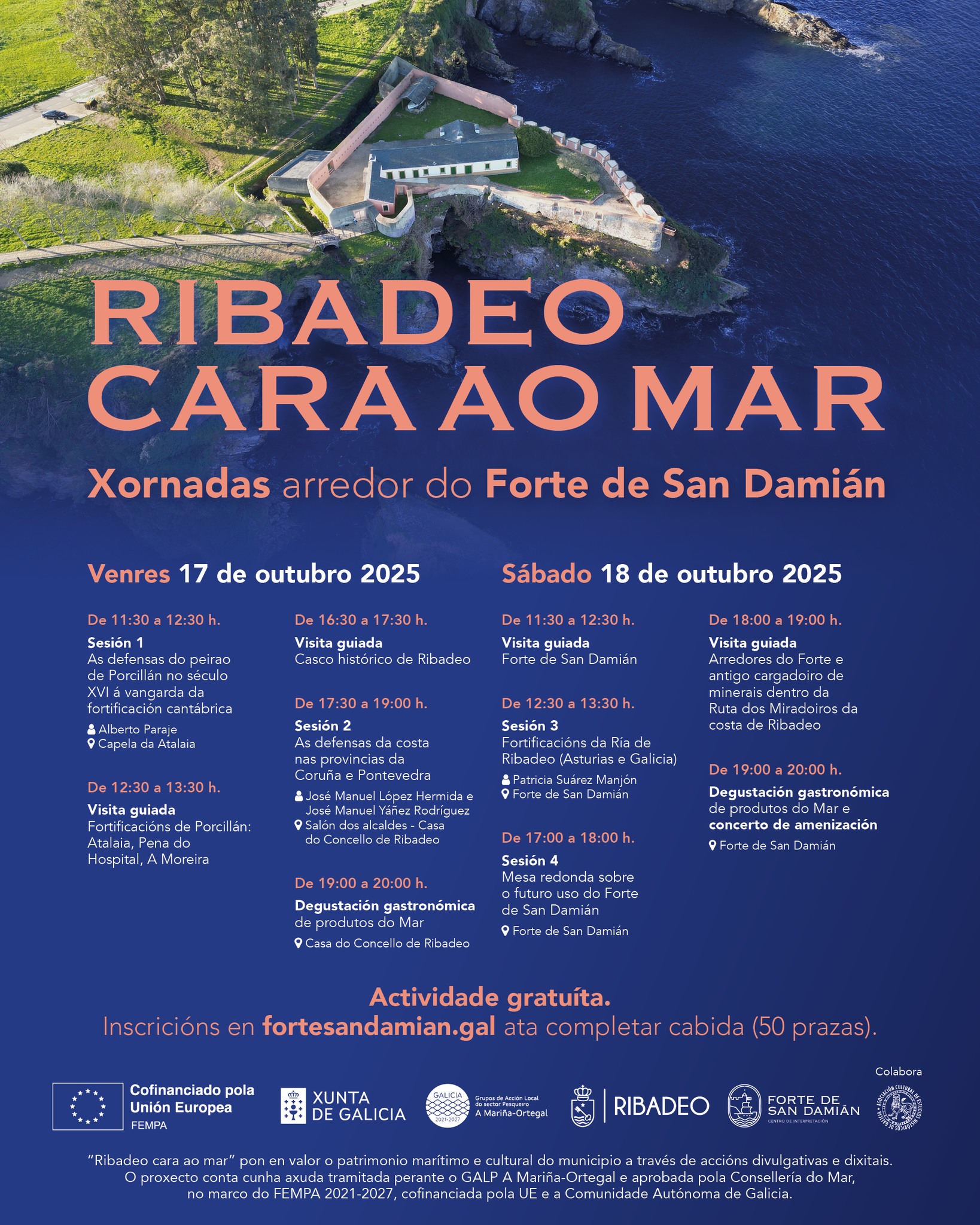 Ribadeo cara ao mar cartel definitivo