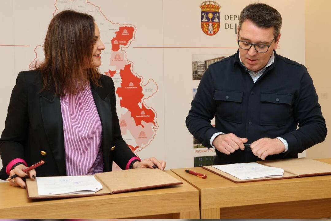 Concello de Ribadeo y Diputación de Lugo firmaron hoy el convenio por lo que la institución provincial asume el 100% de la financiación de la residencia de mayores.