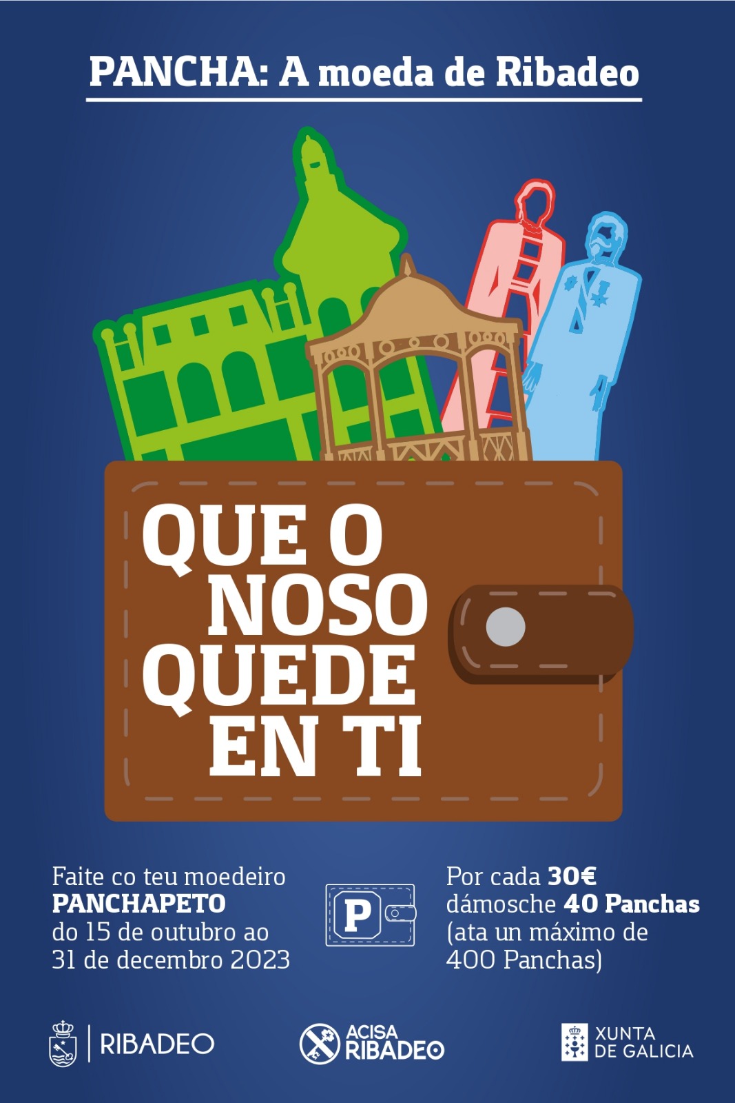 cartel campaña moneda pancha