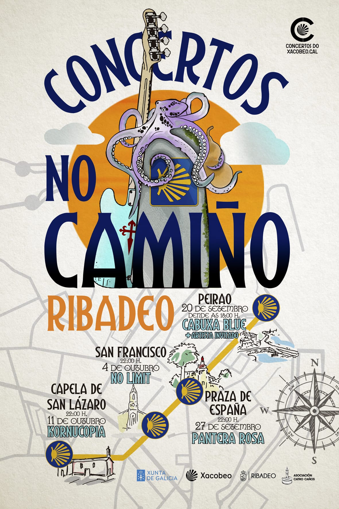 Concertos no Camiño Ribadeo 2025