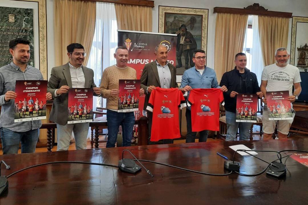 RIBADEO ACOLLERÁ DO 24 AO 29 DE XUÑO O CAMPUS MAREO ITINERANTE DO SPORTING DE GIJÓN