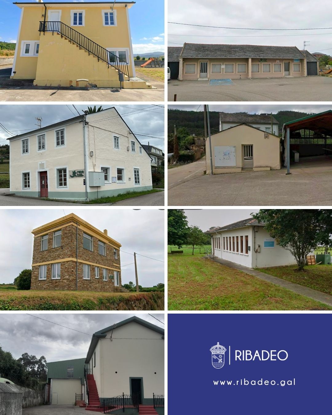Ribadeo realizará melloras nos locais sociais das parroquias grazas a unha achega da Xunta de Galicia.