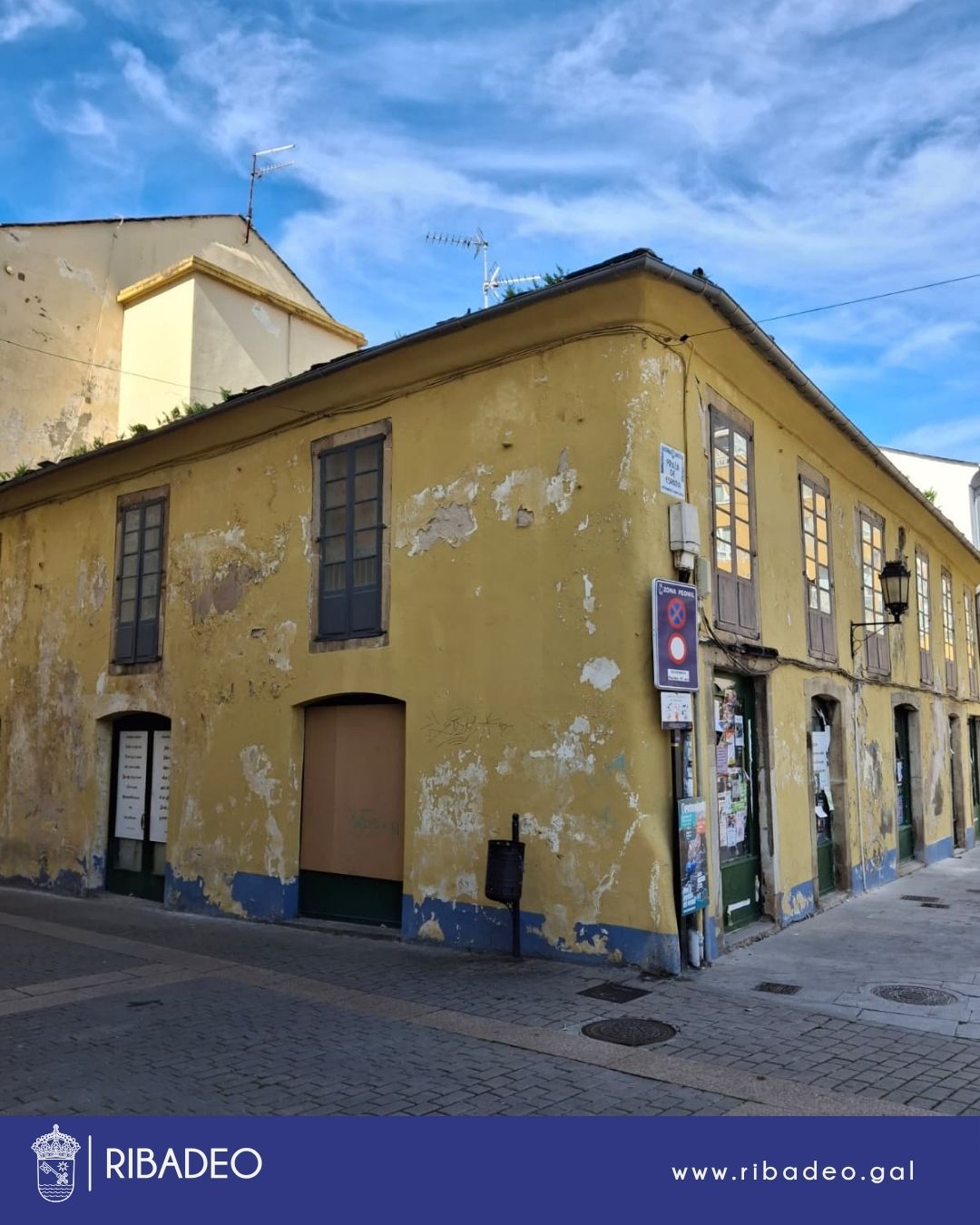 Satisfacci&oacute;n en Ribadeo tras a aprobaci&oacute;n no Consello da Xunta do novo convenio para proceder &aacute; rehabilitaci&oacute;n de Casa Maseda.