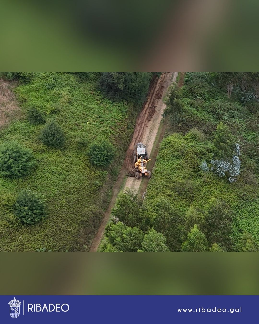 Ribadeo mellora as pistas forestais afectadas polo incendios de 2023 en Cedofeita e en Piñeiro.
