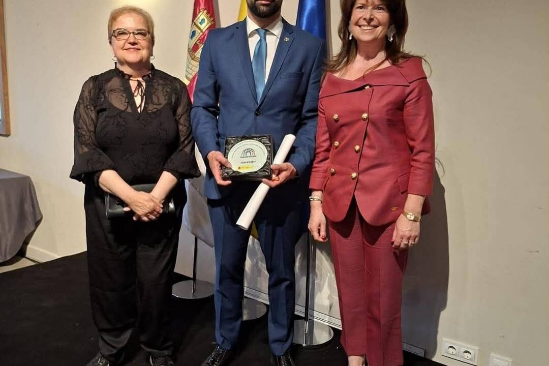 Marta Saiz asistiu en Toledo ao acto de entrega dos Premios Nacionais de Comercio.