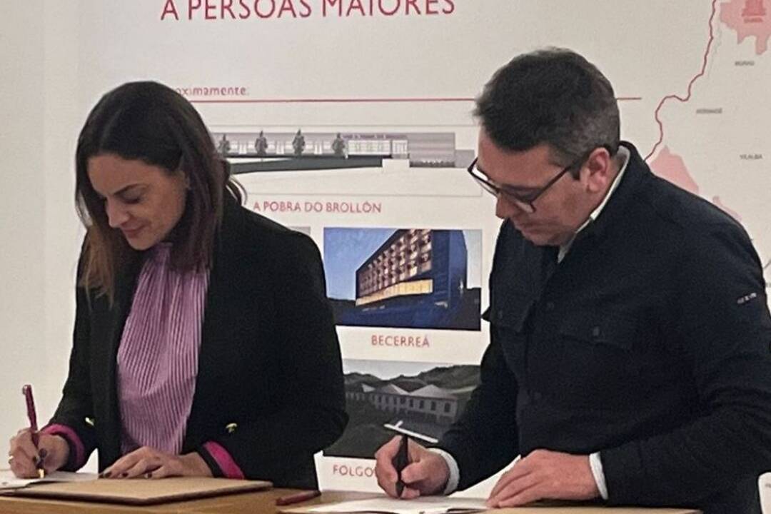 Concello de Ribadeo e Deputación de Lugo asinaron hoxe o convenio polo que a institución provincial asume o 100% do financiamento da residencia de maiores.