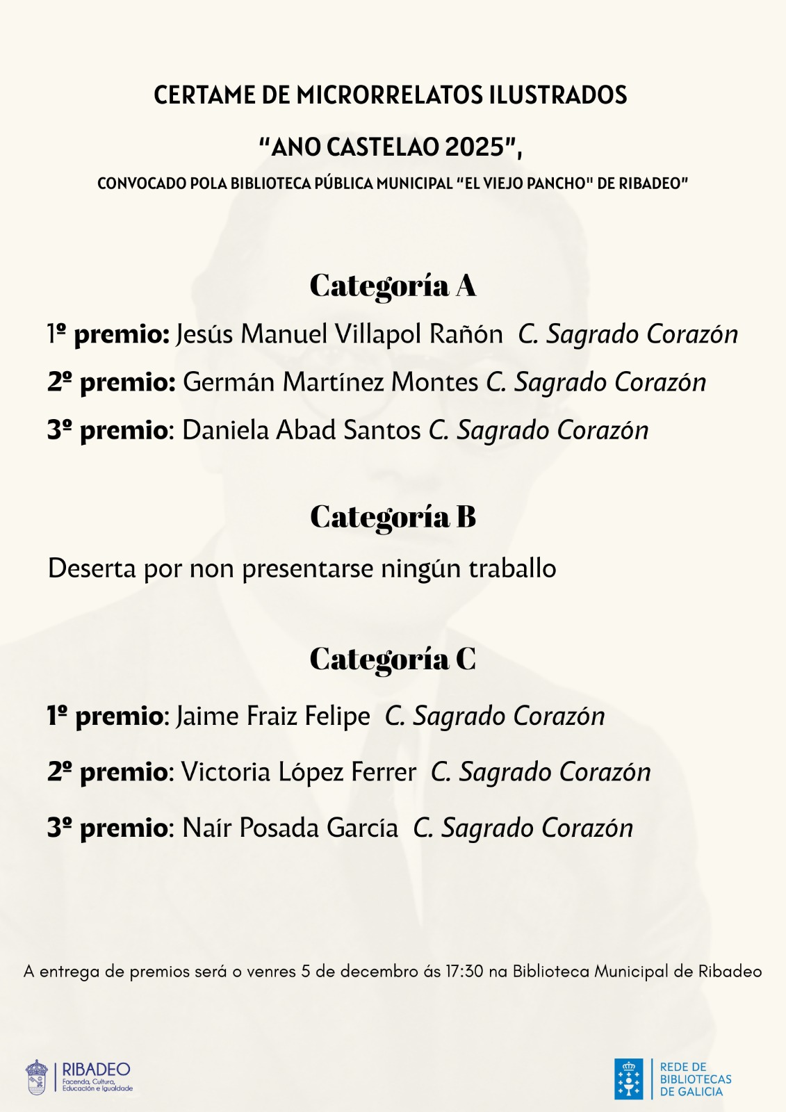 Traballos premiados Certame de microrrelatos ilustrados 