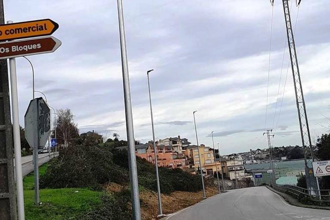 Nova iluminacion en Ribadeo