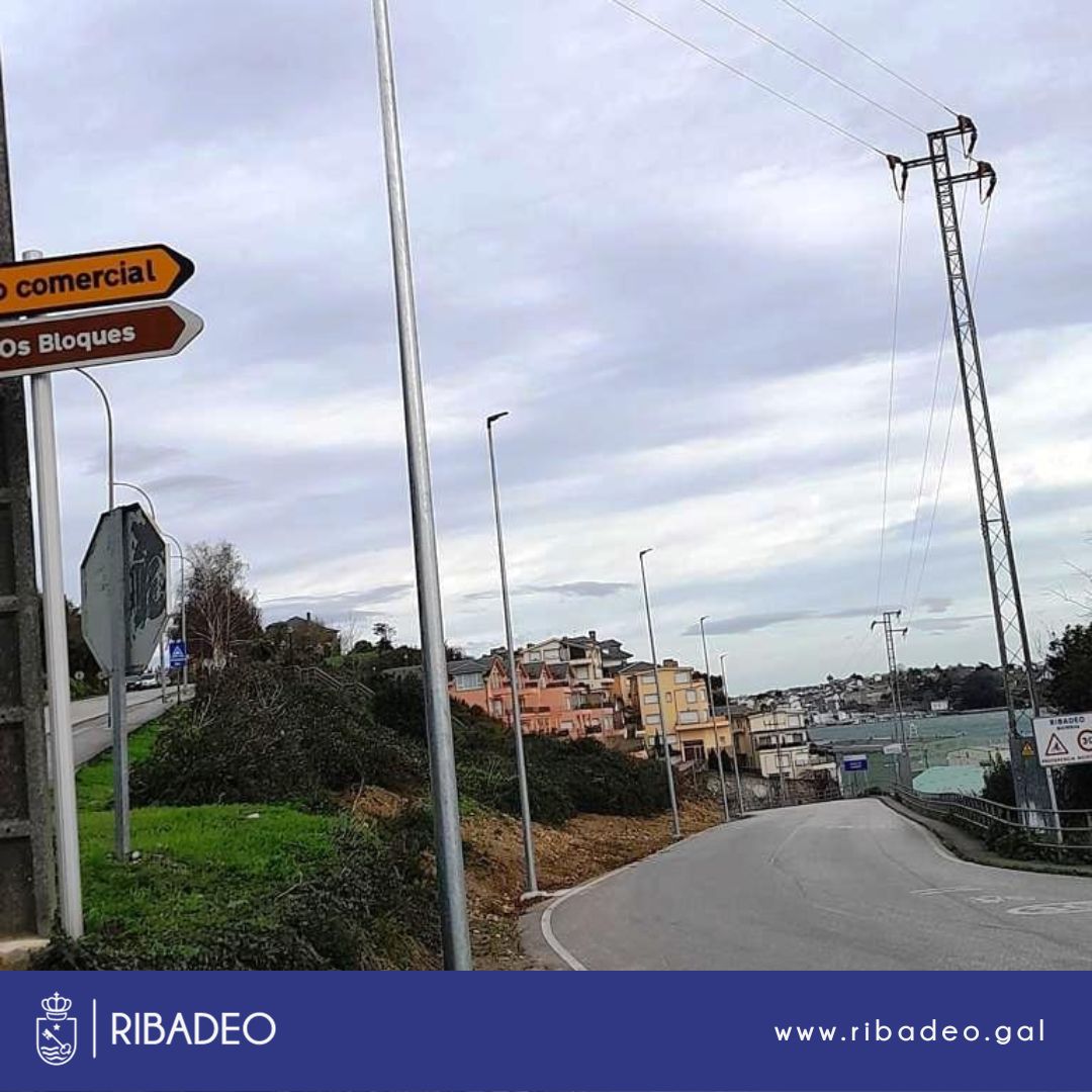 Nova iluminacion en Ribadeo