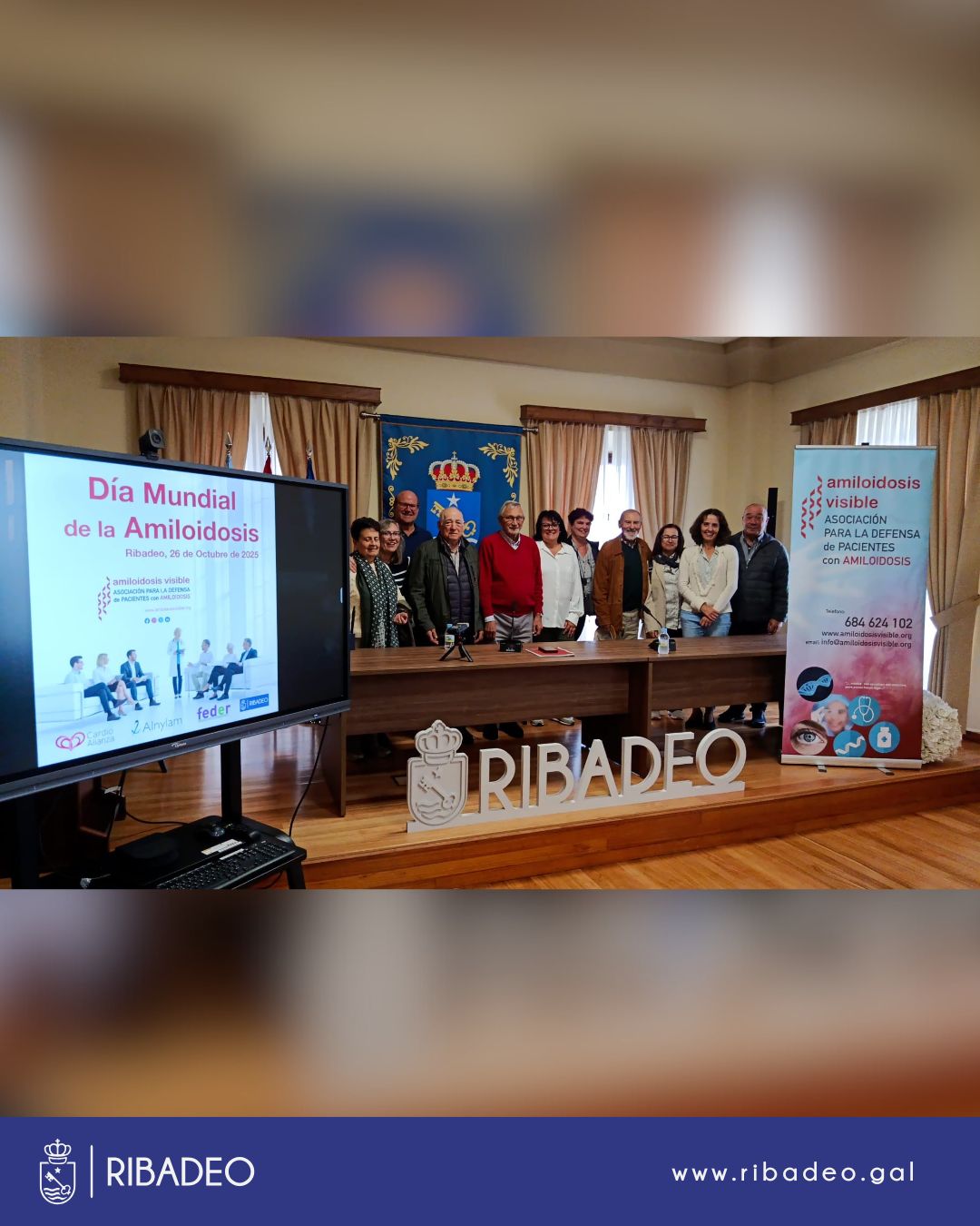 Ribadeo acolleu un foro informativo sobre a amiloidosis.