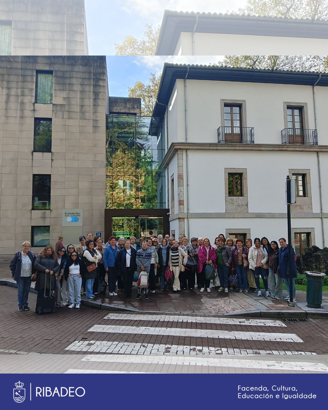Medio centro de mulleres viaxaron ao Balneario de Las Caldas, en Oviedo, dentro do Programa de Apoio e Autocoidado da &Aacute;rea de Igualdade do Concello de Ribadeo.