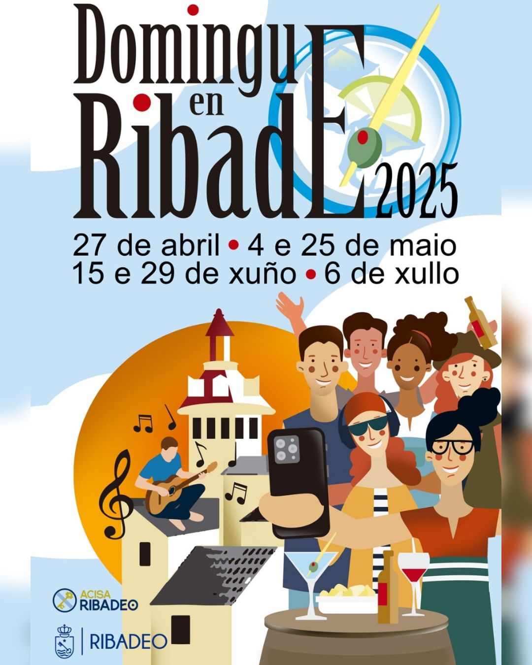 O 25 de maio segue o Domingueo en Ribadeo, que organizan o Concello e Acisa.