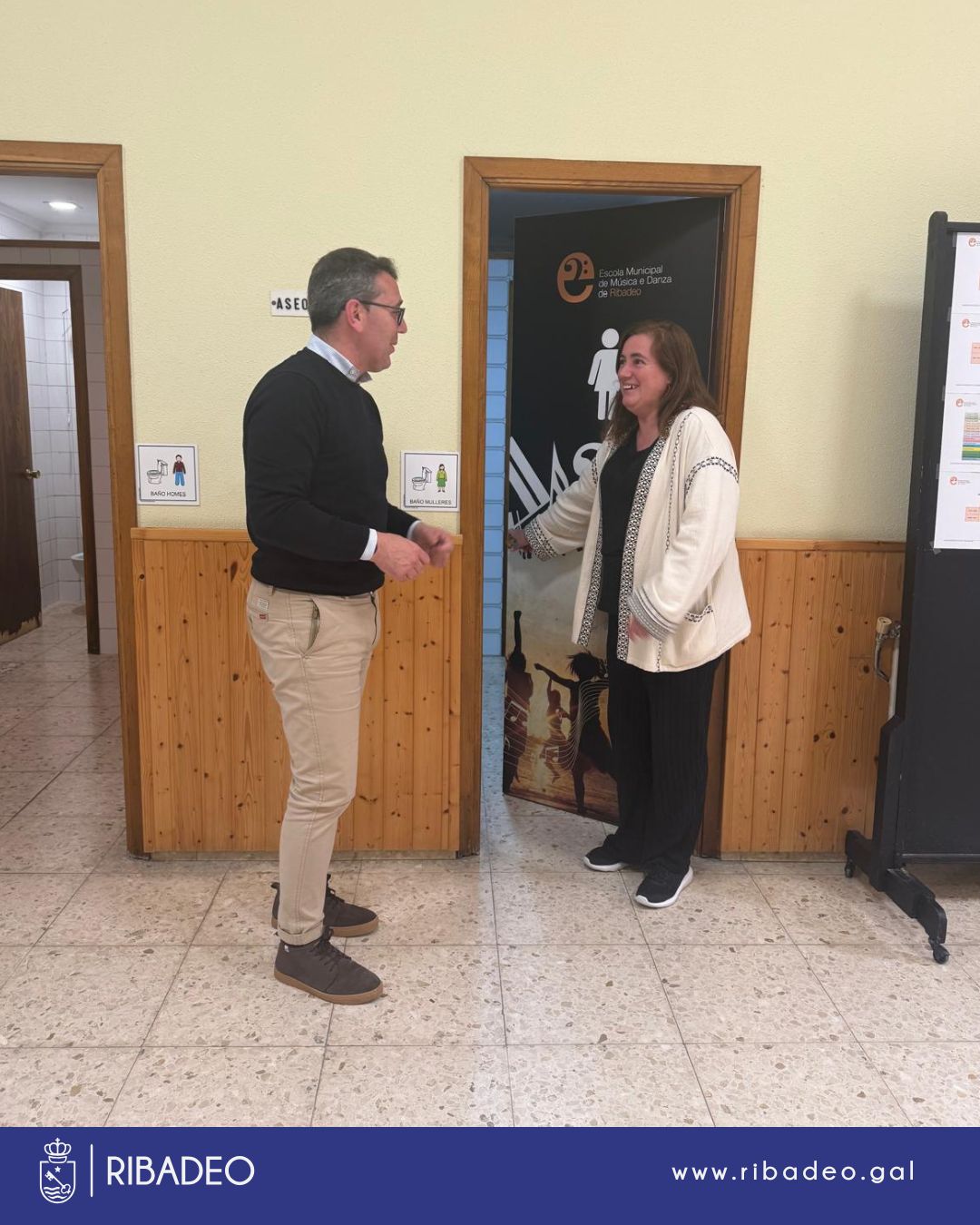 Novo investimento de 40.000 euros, por parte da Xunta, para realizar melloras na Escola Municipal de Música e Danza de Ribadeo.