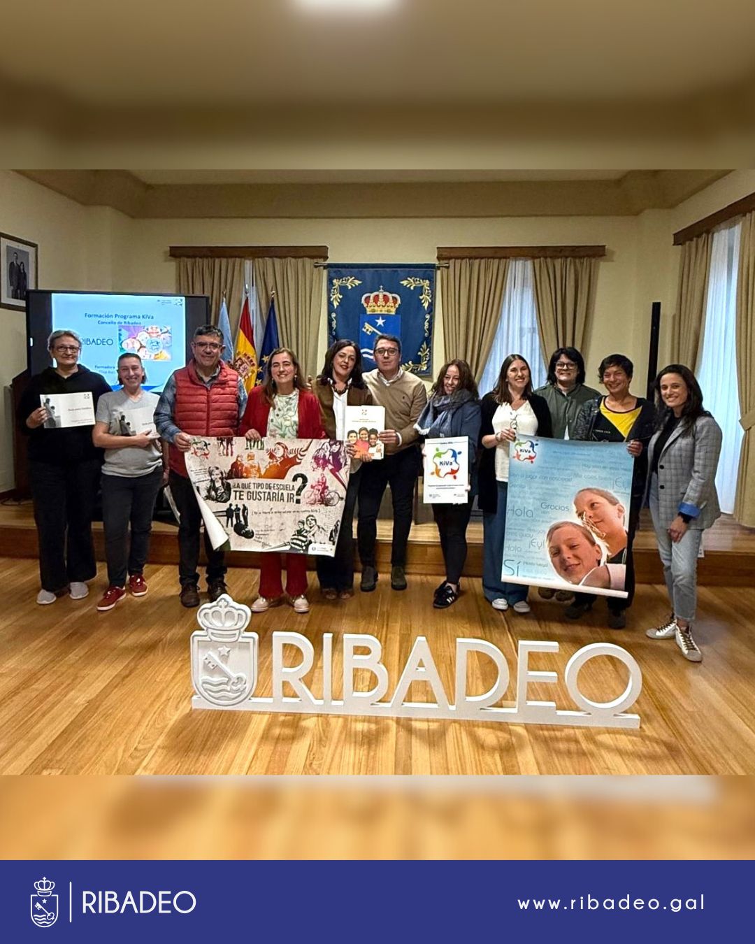 Ribadeo é o primeiro Concello galego en implantar o proxecto Kiva contra o acoso escolar ao mesmo tempo nos centros de primaria e de secundaria.