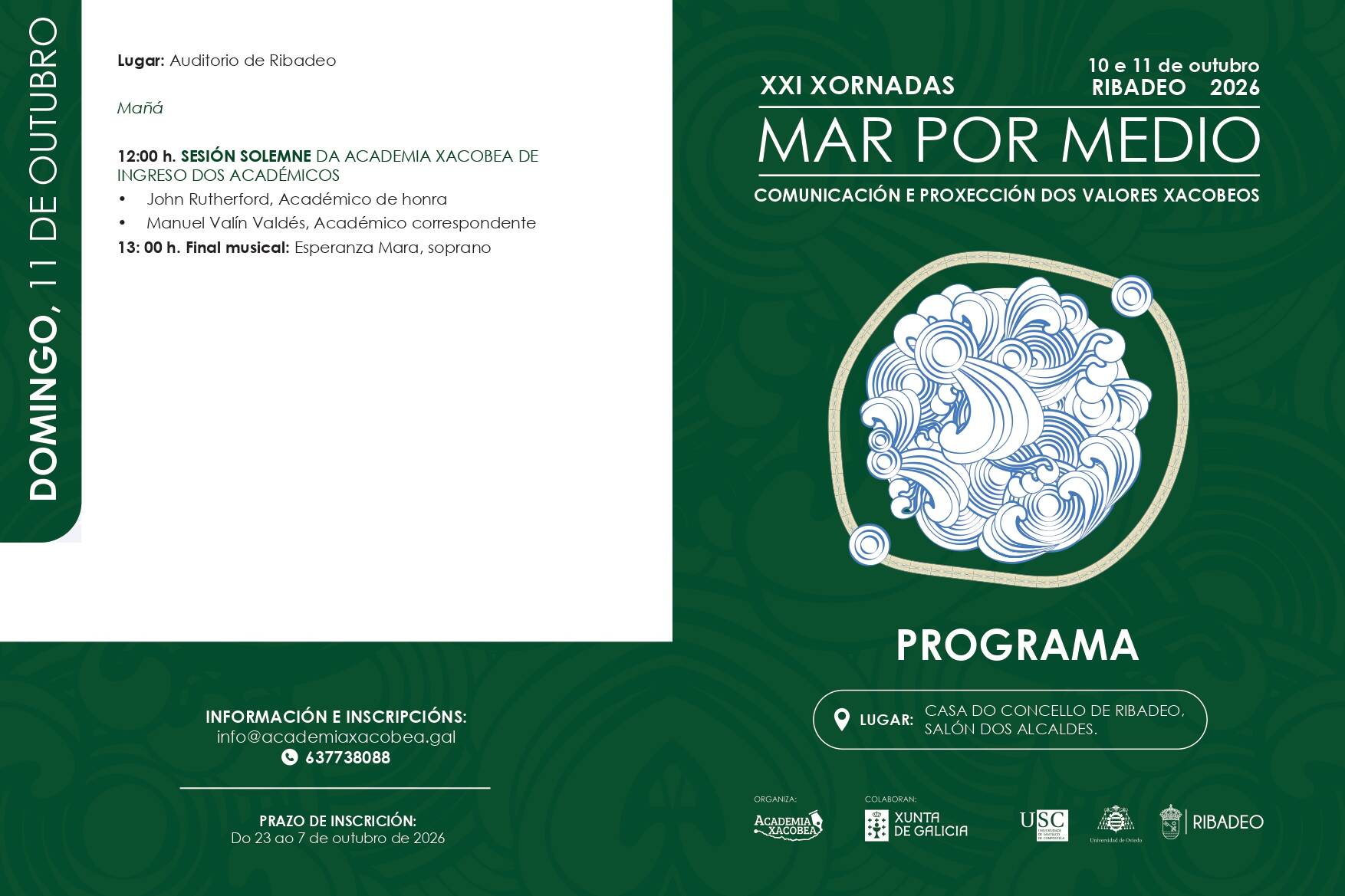 Esta fin de semana celébranse en Ribadeo as XXI Xornadas Mar por Medio.