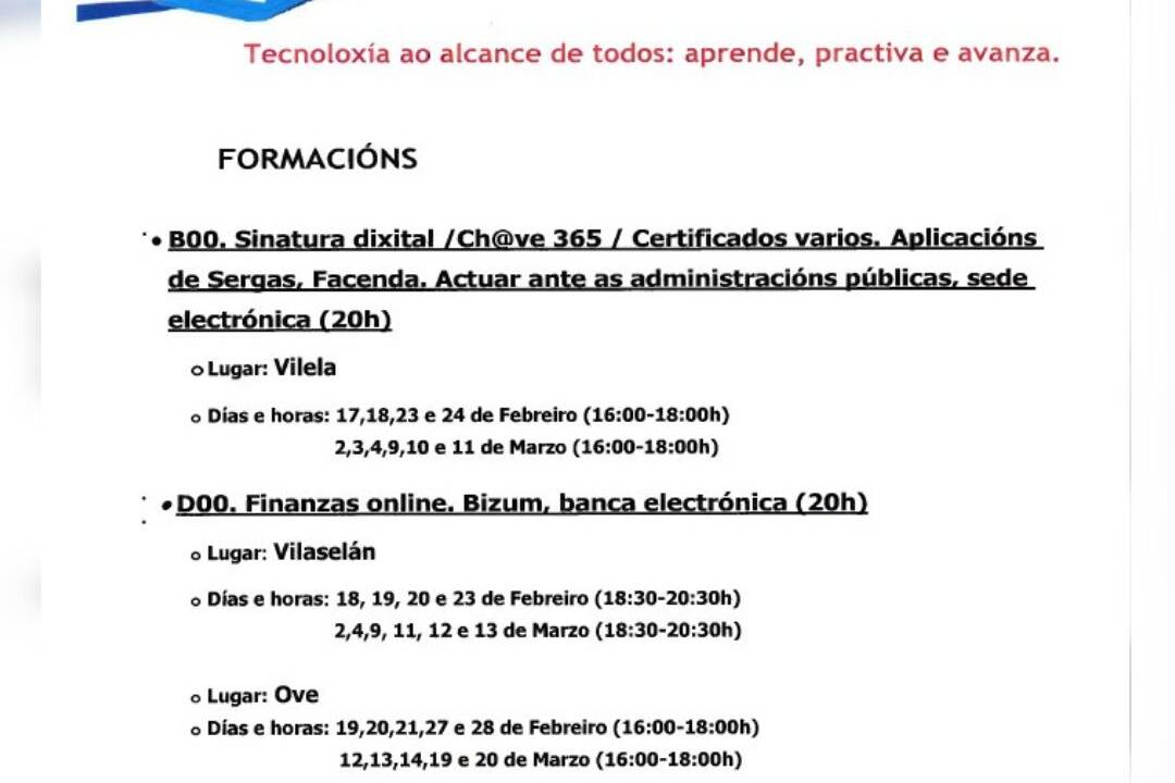 Programa E para dixitalizarse Lugo