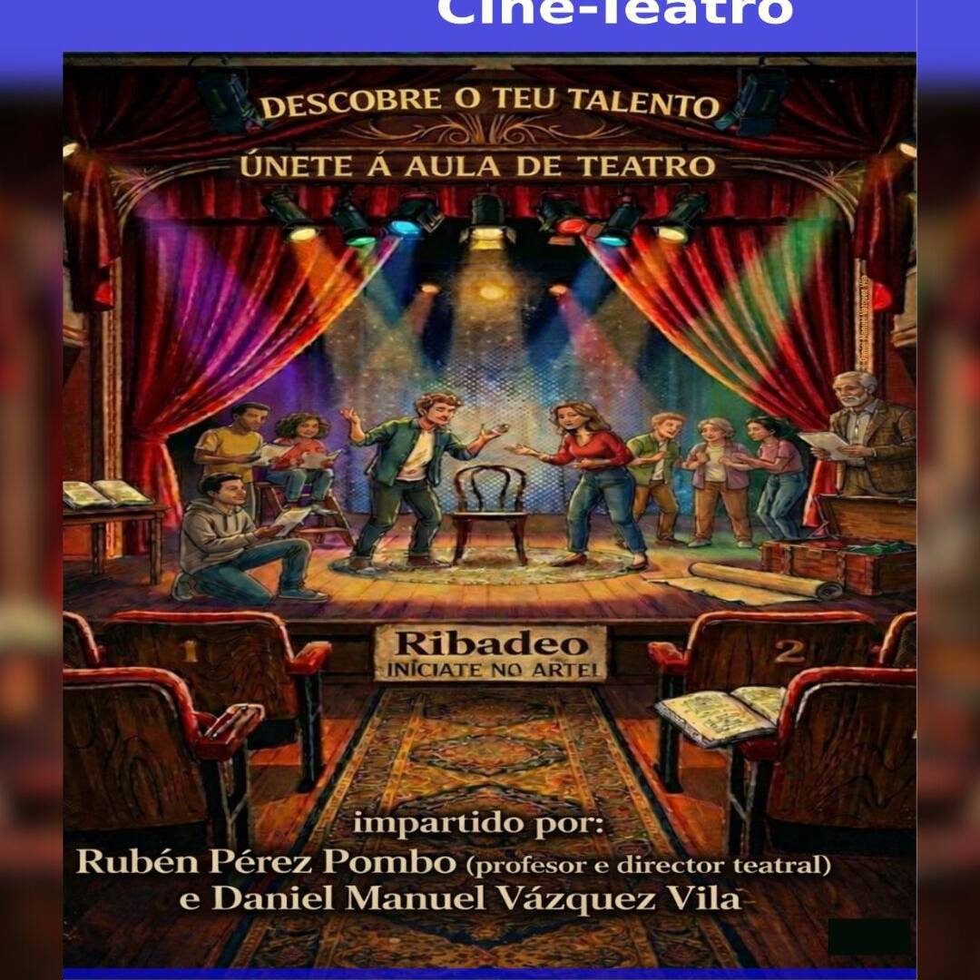 Ribadeo pon en marcha un Aula de Teatro, que botará a andar o 15 de marzo.