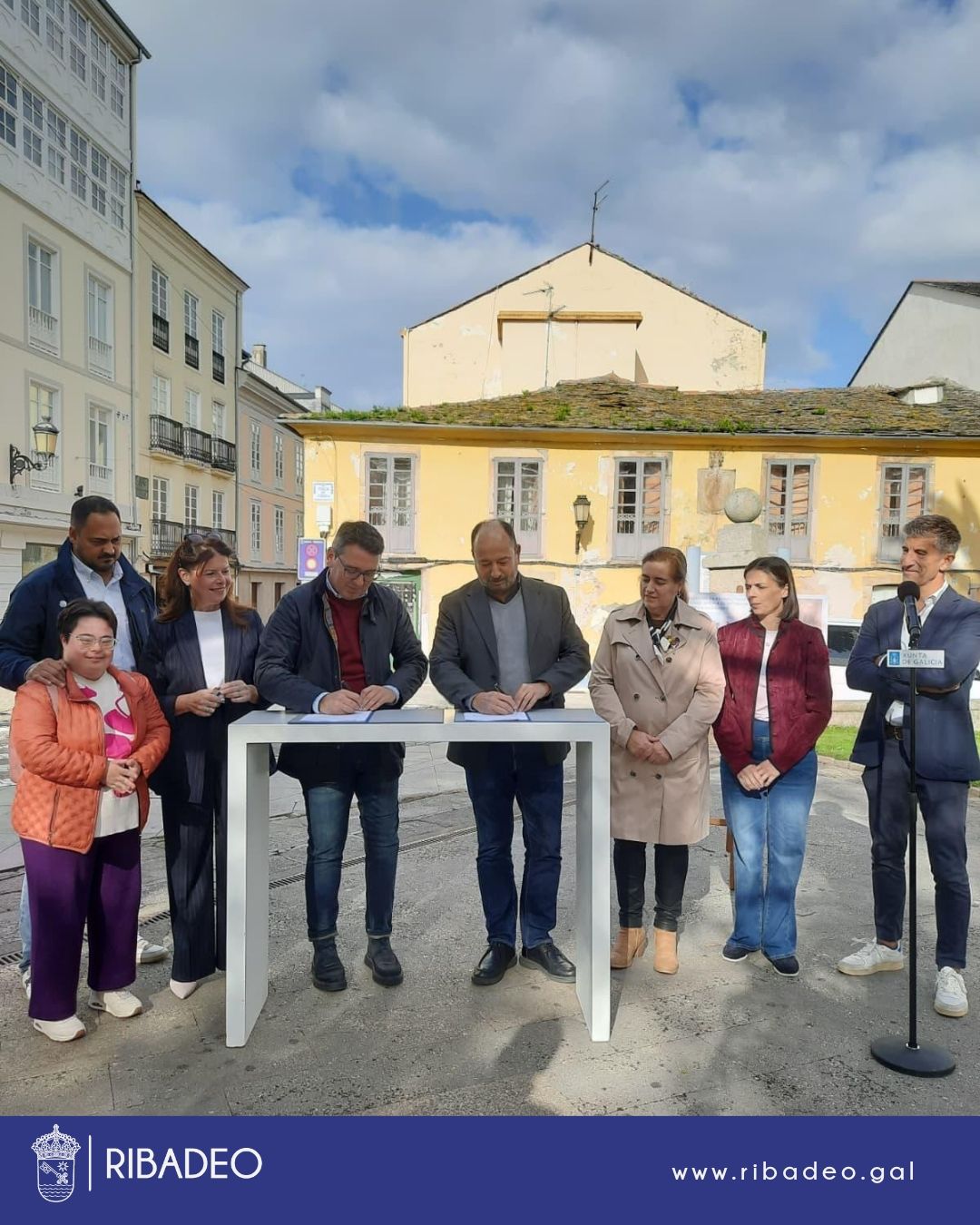 Ribadeo firma un convenio con la Xunta para rehabilitar Casa Maseda como oficina de turismo