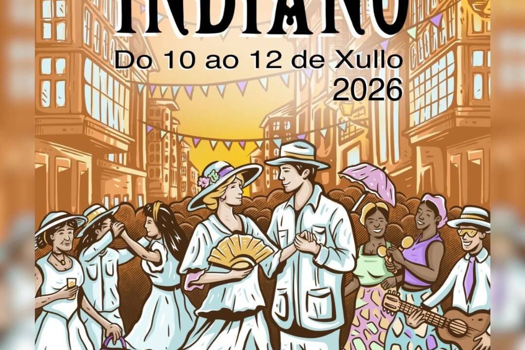 Cartel Ribadeo Indiano 2026