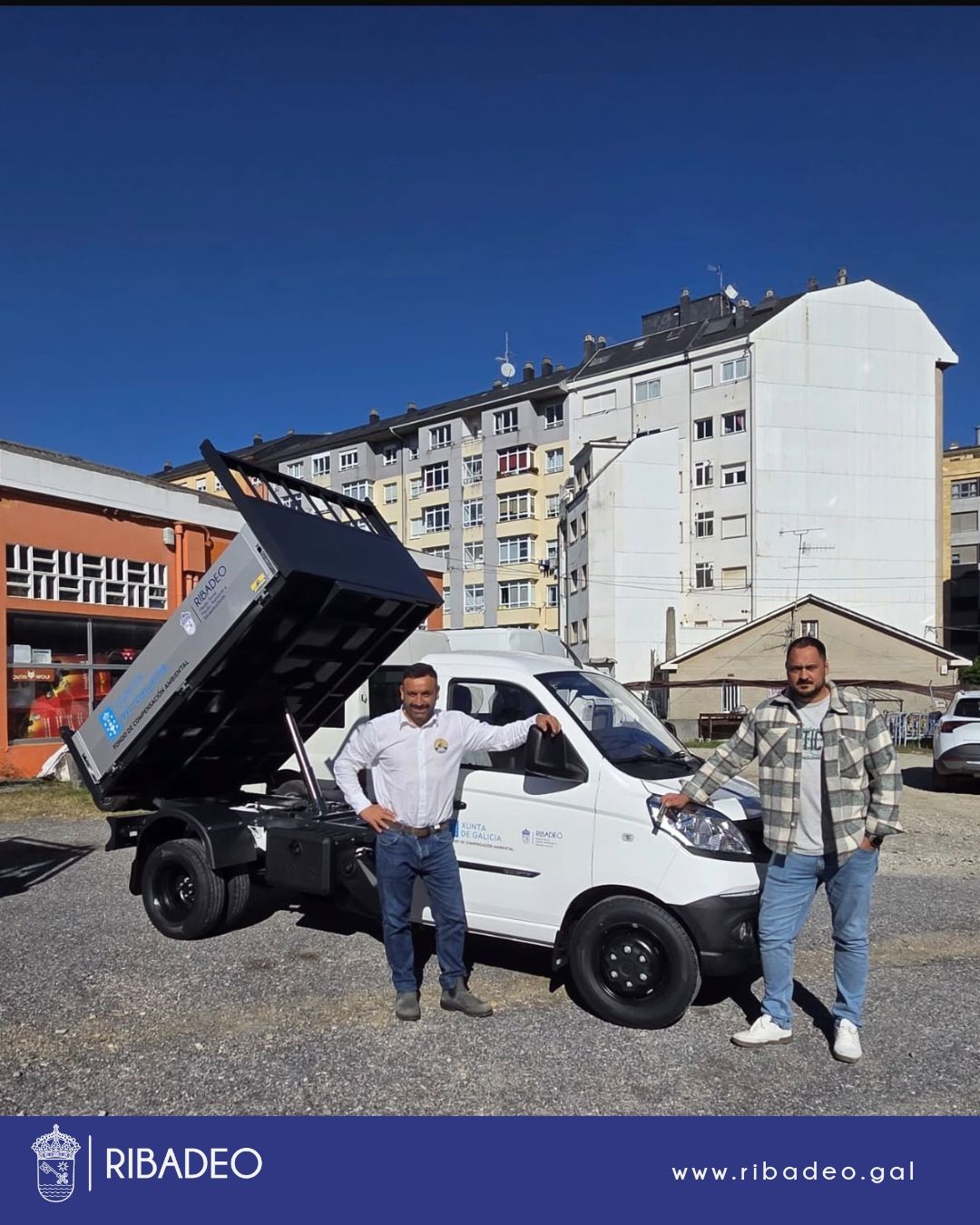 Ribadeo adquire un cami&oacute;n para destinar ao servizo de xardiner&iacute;a.