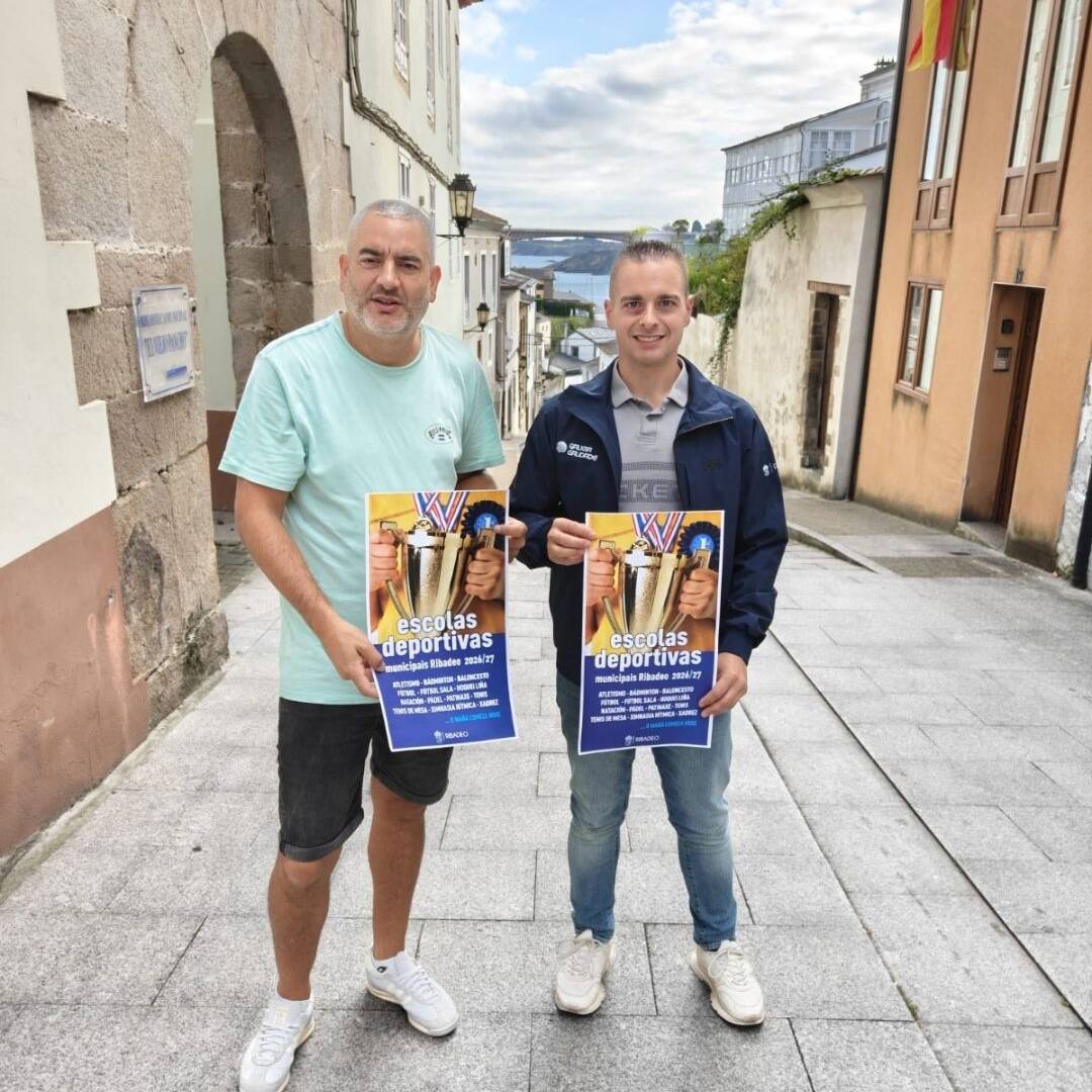 Éxito das escolas deportivas de Ribadeo ás que acoden este curso 517 rapazas e rapaces.