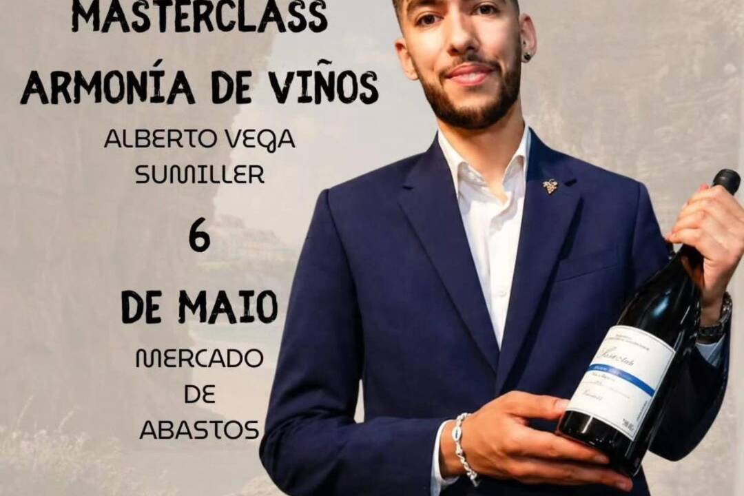 A Praza de Abastos acollerá o vindeiro mércores, 6 de maio, a Másterclass Armonía de Viños.