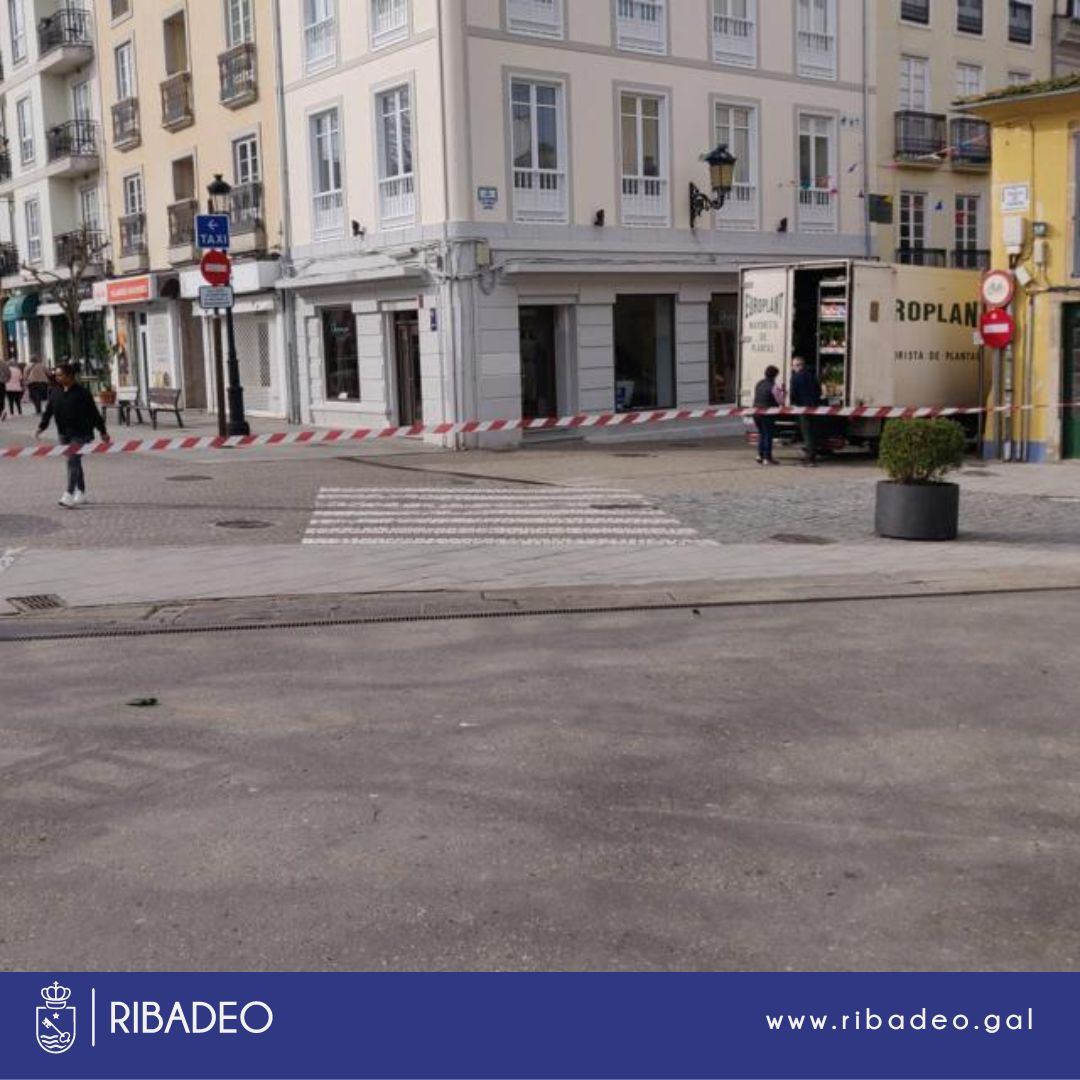 Ribadeo pecha os parques e espazos p&uacute;blicos por mor do paso da borrasca Karlotta