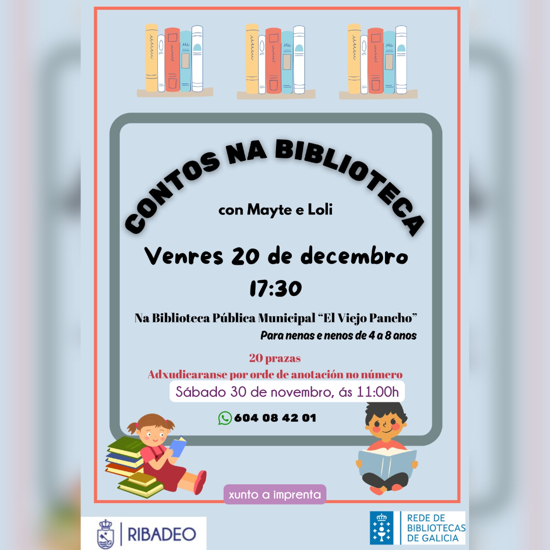 contos na biblioteca ribadeo decembro