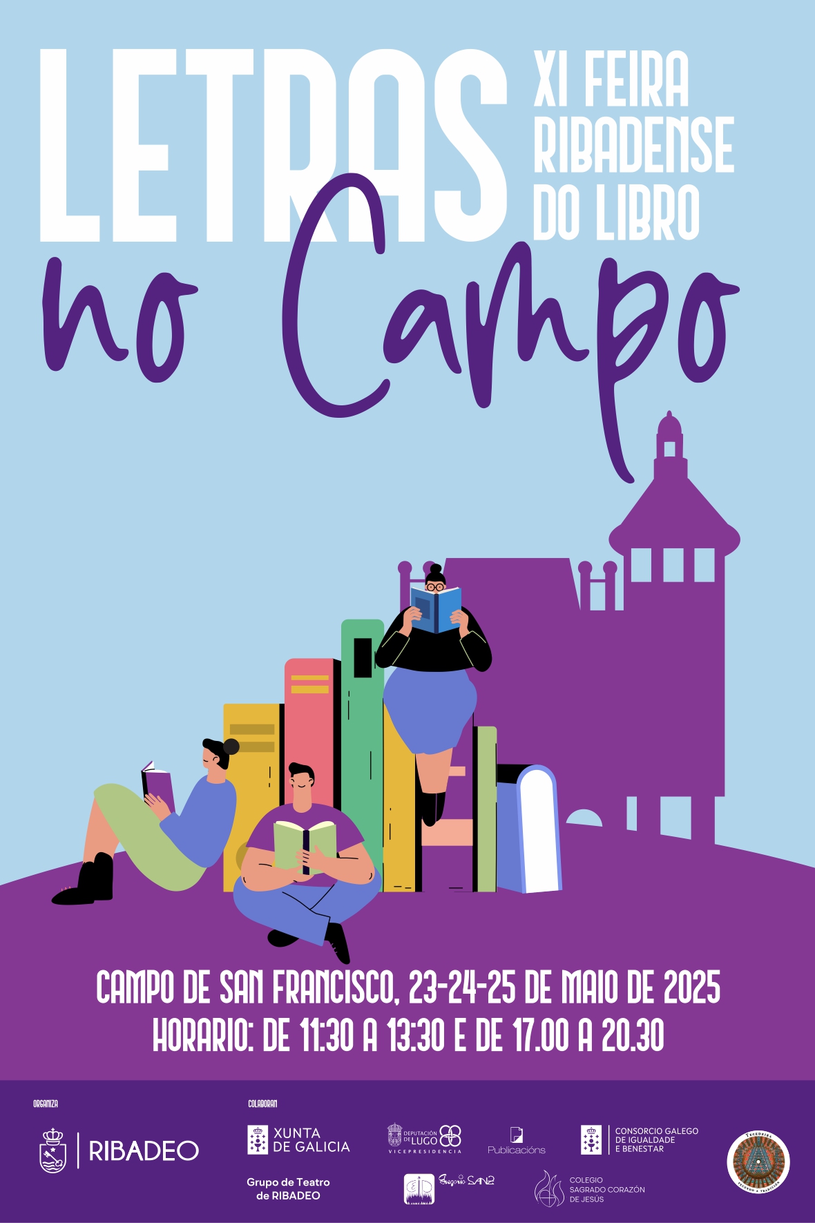 letras no campo 25 cartel